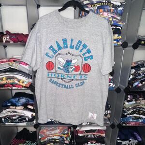 1988 Charlotte Hornets Nutmeg Shirt - XL 24x29